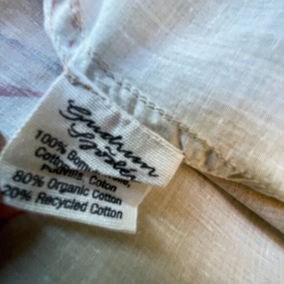 Gudrun Sjoden Women's "Chamomile" Apron Organic Cotton Tan L/XL New $74 - Picture 8 of 9